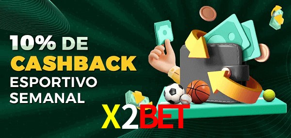 10% de bônus de cashback na X2Bet